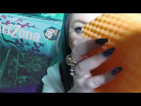 ASMR emergency response sirens & fake nails on foam (sweatpant steff)