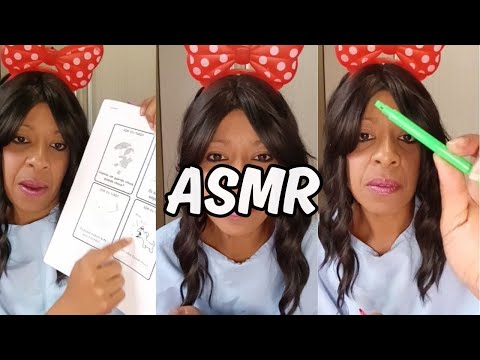 VOCÊ FEZ EXAME DE VISÃO NA CLINICA MAIS BARATA  #asmr #asmrbrasil #asmrroleplay