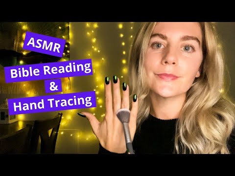 ASMR Hand Tracing and Hand Movements ~ Whispering Ephesians 4-6