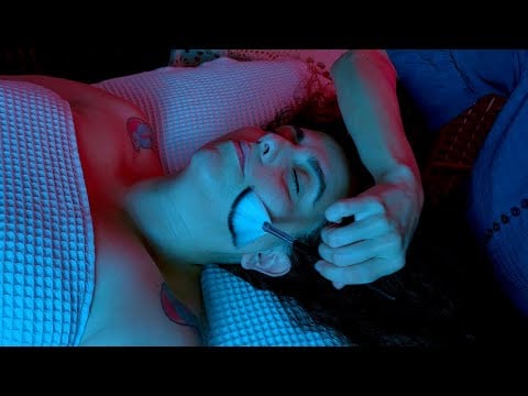 ASMR MASSAGGIO al VISO con burro 💆🏻‍♀️ Scalp Massage Gua-sha su Persona Reale (Musica di Arpa)