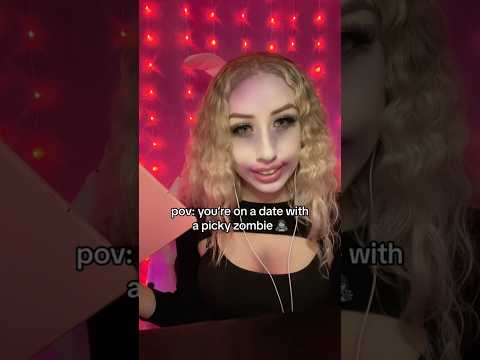 Would you date her? #asmr #asmrvideo #asmroleplay #asmrhalloween #halloween #funnyasmr