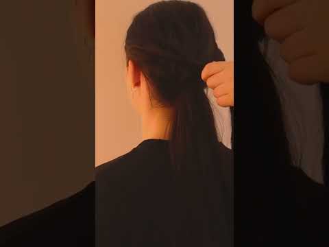 asmr hairstyle on a real person 🌸