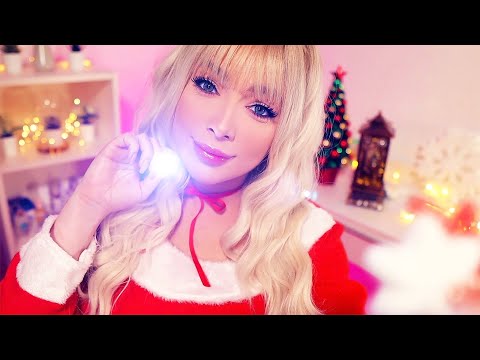 ASMR Cranial Nerve Exam by Mrs. Santa Claus✨(Christmas Doctor Role Play, Medical Exam, Medical RP)