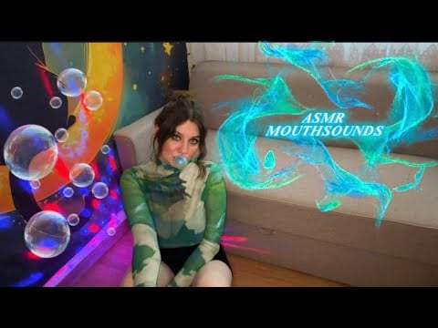 ASMR Chewing Gum | Bubblegum Bubbles & Soothing Mouth Sounds 🫧 