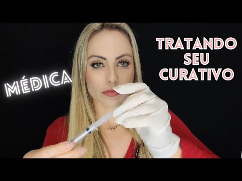 ASMR - MÉDICA - TRATAMENTO PÓS CIRÚRGICO (ROLEPLAY)