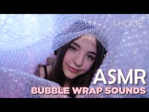 ASMR ✨ Relaxing in a Bubble Wrap Tent ✨ 1 Hour of Immersive and Tingly Plastic sounds