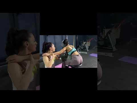 One Powerful Gym Moment with Miss Melek ⚡ | #Shorts” #massage #asmr