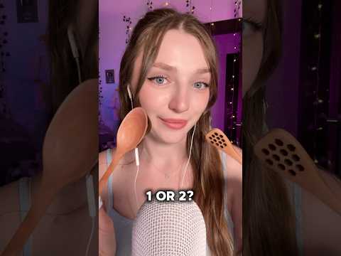 1 or 2? #asmr #asmrsounds #asmrrelax #asmrtingles #asmrwhispers #asmrsleep #relax #tingles #whispers