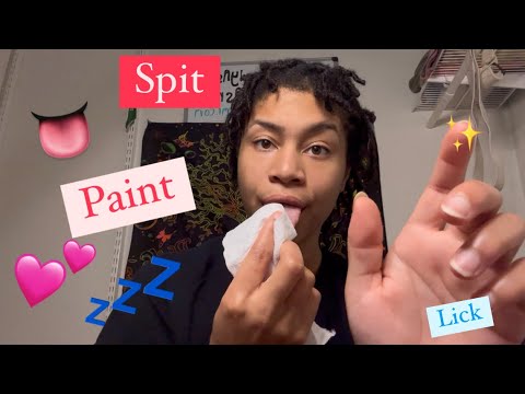 ASMR - Spit Painting You Clean (Anna)