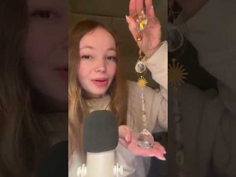 asmr with a suncatcher that I made! #asmr