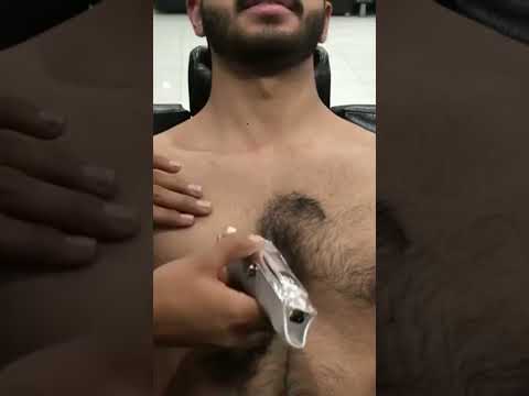 Chest Hair trim #asmr #soothingsounds #asmrvideo #relaxing #calmvibes #streesrelief #lahoribarber