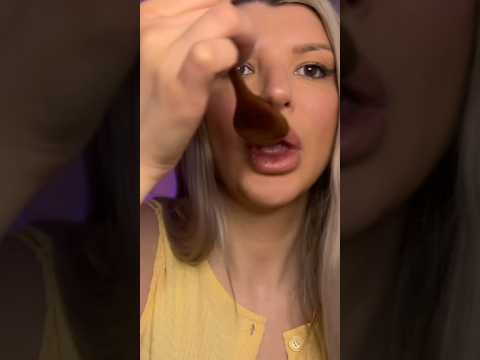ASMR Eating your face with wooden spoon 🥄 Full video on my channel