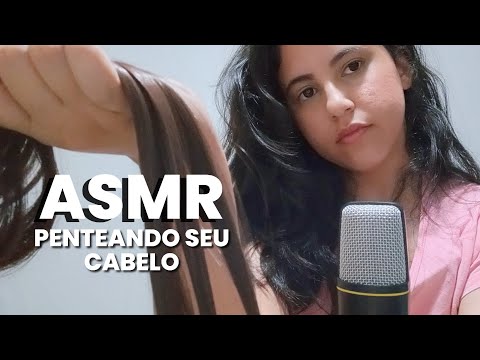 ASMR - Penteando seu cabelo até você dormir 😴