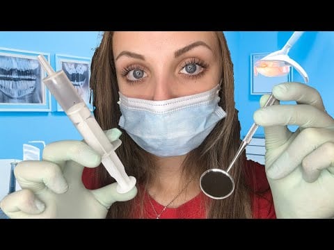 ASMR Friendly Dentist Roleplay! 🦷 (Flossing, Cleaning, Fluoride)
