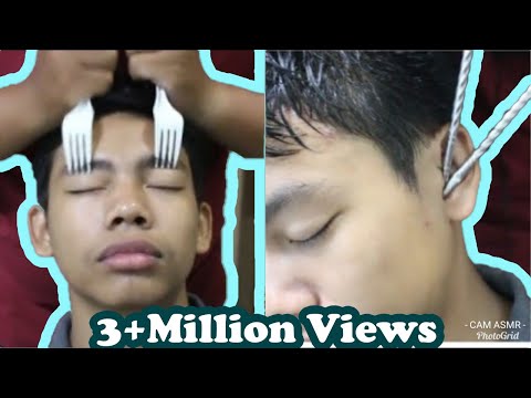 ASMR Relaxing Mixed Tools Head Massage