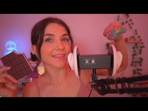 ASMR de Oreja a Oreja 👂 Sonidos Relajantes *Ear to Ear Triggers ASMR* - 3DIO | Lonixy ASMR