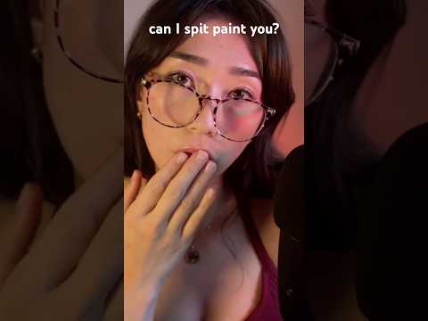 full video on my channel 🫶🏻 #asmr #relax #mouthsounds #spitpainting