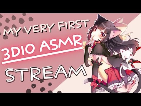 asmr stream #2 🌸 (3DIO - ear noms, roleplaying, tapping, kissies)