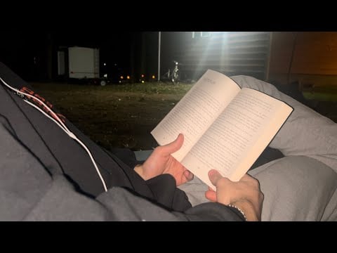 ASMR: Chilling and Reading outside