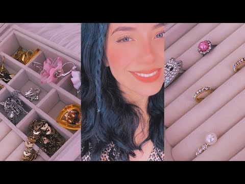 Acomodando mis accesorios nuevos 💓✨🧸 | Susurros relajantes | Tapping sounds | Andrea ASMR 🦋