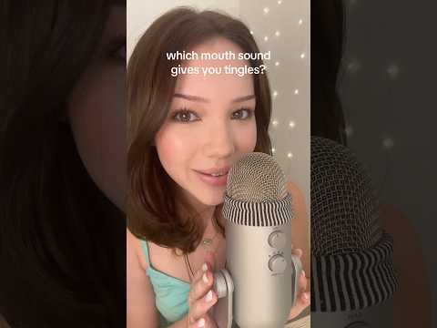 which one gives u tingles? #asmr #mouthsounds #asmrsounds #relaxing