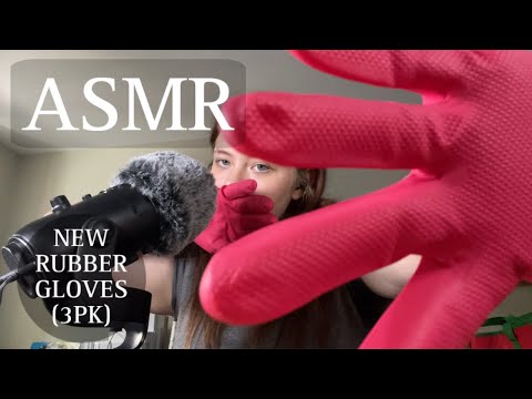 ASMR more gloves!?!? 3pk rubber gloves!