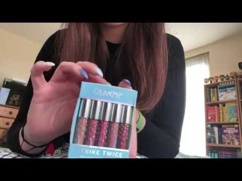ASMR - Colourpop swatches ✨