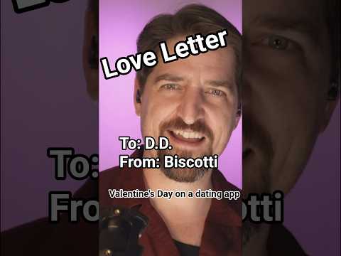 Love Letter To: D.D. From: Biscotti #ASMR #Valentines