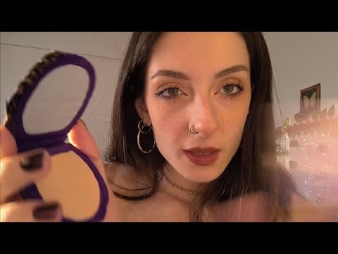 ASMR Doing your Paper Makeup 💄 LoFi & Personal Attention (real camera touching)