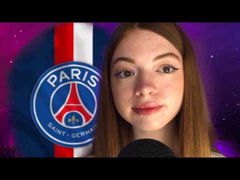 ASMR FR ~ Je chuchote les JOUEURS du PSG ❤️💙 (whispering psg players) #asmr #asmrfootball