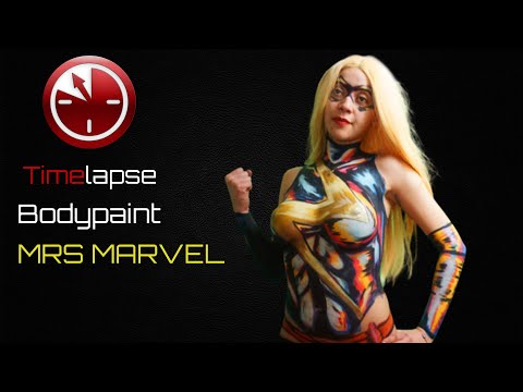 mrs marvel TimeLapse  DIY