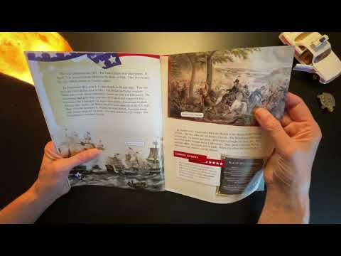 Soft-Spoken ASMR Book Flip Through 📖 War of 1812 & Cultural Literacy Facts