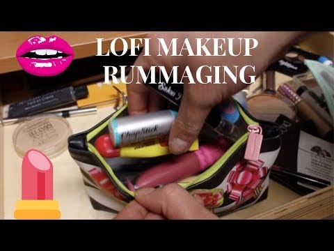 ASMR Lofi Makeup Rummaging Sounds for Relaxation