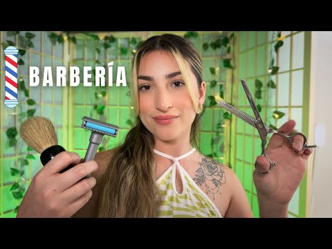 ASMR💈CONSINTIENDO A MI CLIENTE FAVORITO | BARBERÍA ROLEPLAY - Softspoken
