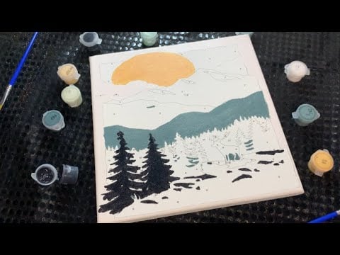 ASMR- PINTANDO TELA E FALANDO SOBRE *The vampire Diaries*~ Elena x Katherine 😅/ COM CHUVA ☔️