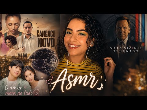 ASMR COMENTANDO AS ÚLTIMAS SÉRIES ASSISTIDAS. Muito sussurro! 