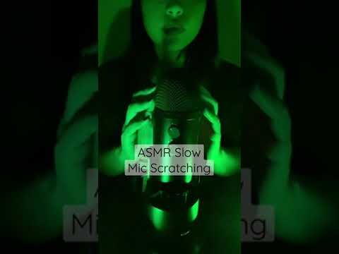 ASMR Slow Mic Scratching #shorts #asmr #micscratching