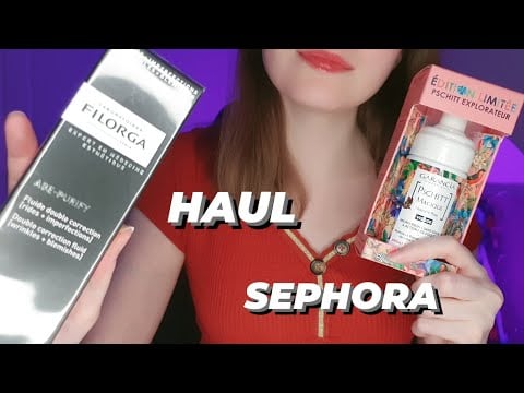 ASMR | GIGA HAUL Sephora ✨️ (290€ de produits)