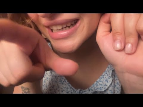 ASMR (lofi) My Story ✨ Close, Clicky whispers, Hand Sounds, Face Touching