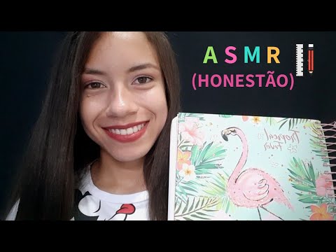 (ASMR PORTUGUÊS)Meus MATERIAIS ESCOLARES 2020 (Honestão) Soft Spoken