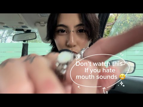 ASMR putting lipgloss on you in the worst way possible (Intense mouth sounds)