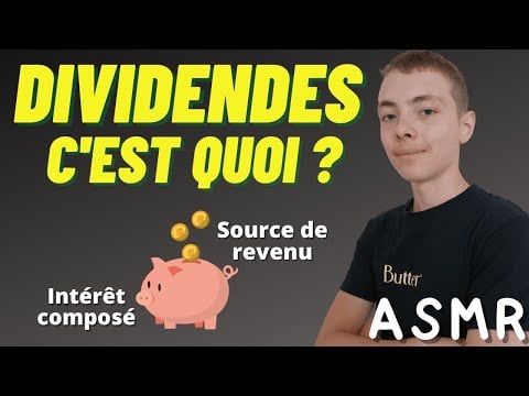ASMR FR: Les dividendes🤑comment gagner de l'argent en bourse🤑
