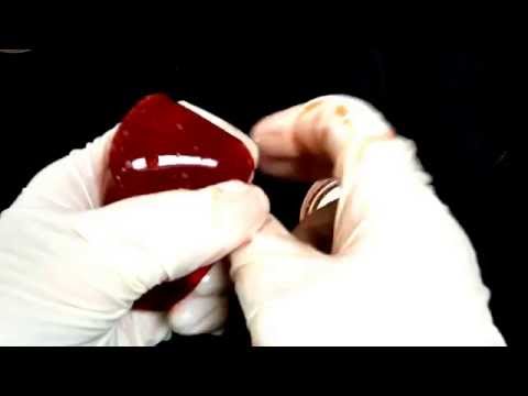 WHITE LATEX GLOVES  slippery slimy LUSH [[ASMR]]