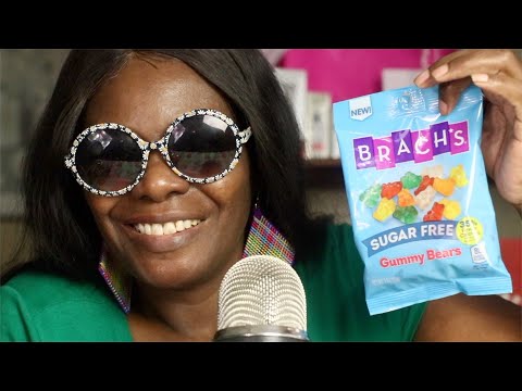 Sugar-Free Gummy Bears ASMR EATING SOUNDS