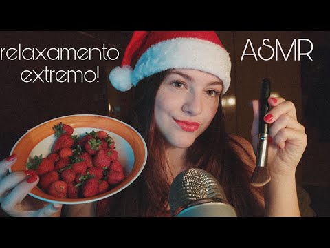 ASMR • mamãe noel te relaxa no natal ❤️🎆