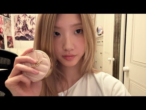 ASMR Showing you my new makeup products