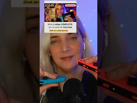 ASMR ARA RELAJARTE CON JOY-CON DE NINTENDO #asmr #asmrnintendp #asmrnintendoswith #nintendo #switch