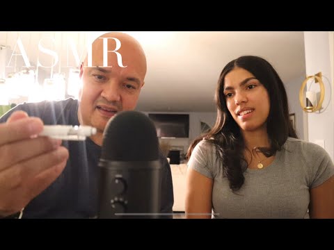 Dad tries ASMR part 2!!