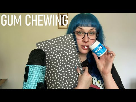 ASMR Just Some Gum Chewing And Writing 📜