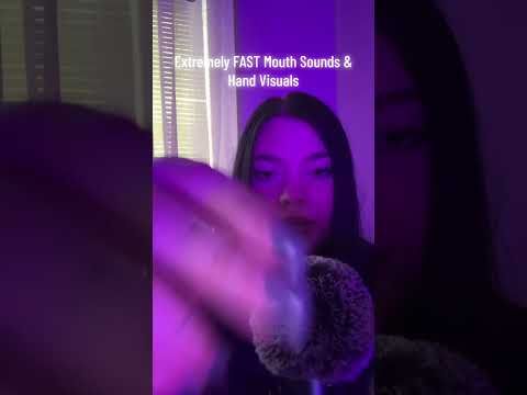 SUPER FAST Mouth Sounds and Visuals #visualtingle #tingles #asmrlive #relax #relaxingsound